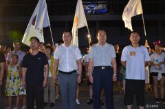 河东区第七届全民运动会暨首届紫薇夜跑联盟赛在正直汽车主题公园梦幻举行