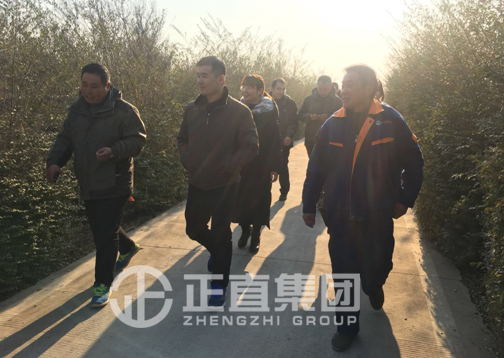 热烈欢迎临沂市河东区园林处领导班子走访正直园林参观指导工作